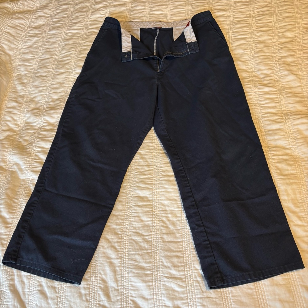 Dickies Flex Dark Navy Straight-Leg Work Chinos